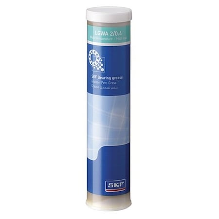 Skf Grease; Extreme Pressure; Lithium Complex Composition; 2 NLGI Grade; 420Ml; Cartridge; Amber Color LGWA 2/0.4